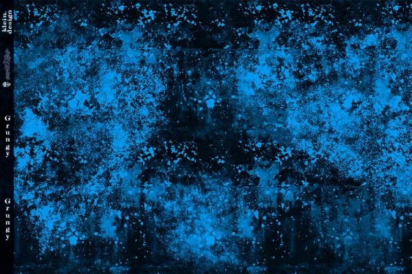 Grunge royalblau - Meterware - Jersey